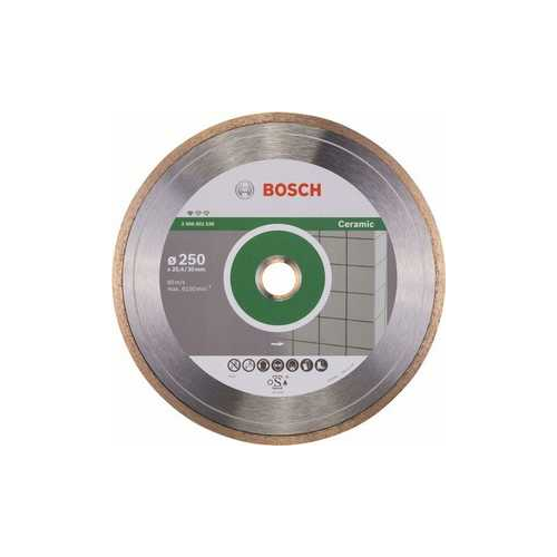 Диск алмазный Bosch 250х30/25.4мм Standard for Ceramic (2.608.602.539)