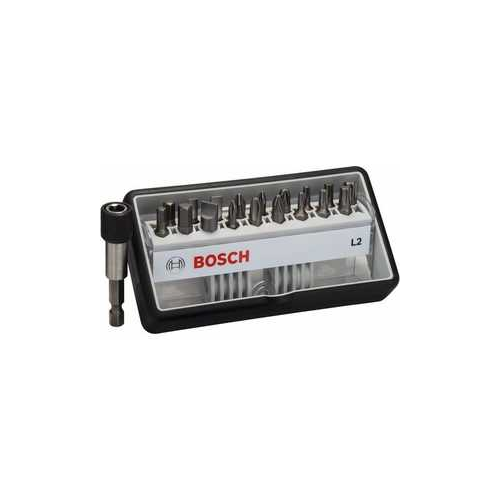 Набор бит Bosch х25мм PH/PZ/TX/SL/HEX 18шт + держатель Extra Hart Robust Line (2.607.002.568)