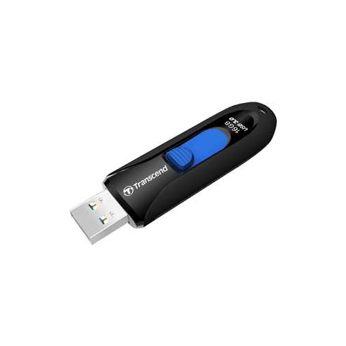 Флеш накопитель Transcend 16GB JetFlash 790 USB 3.0 Черный/Синий (TS16GJF790K)