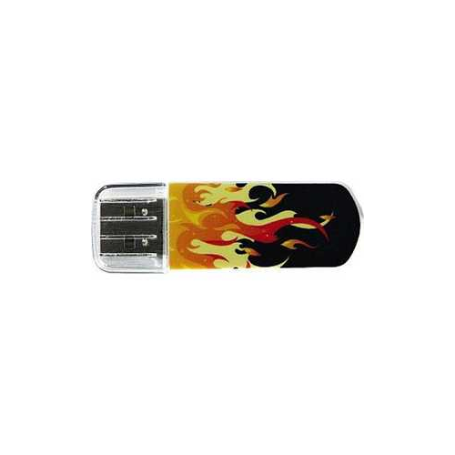 Флеш накопитель Verbatim 8GB Mini Elements Edition USB 2.0 Fire (98158)