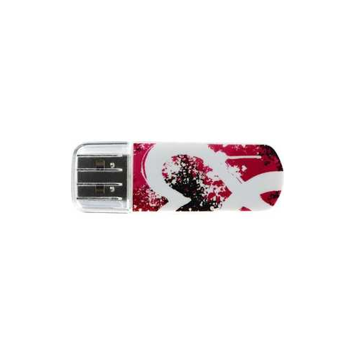 Флеш накопитель Verbatim 8GB Mini Graffiti Edition USB 2.0 Красный (98165)