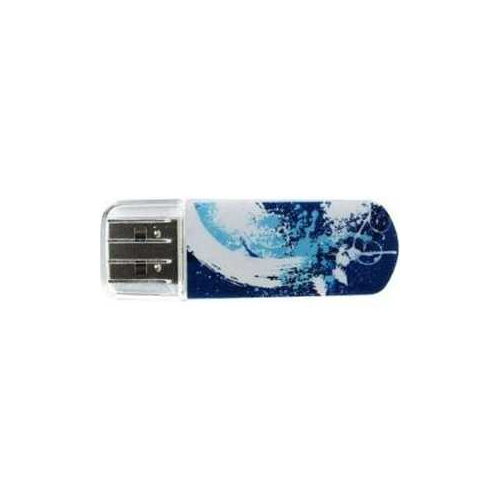 Флеш накопитель Verbatim 8GB Mini Graffiti Edition USB 2.0 Синий (98162)
