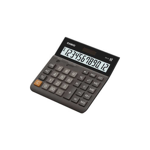 Калькулятор Casio DH-12 коричневый/черный