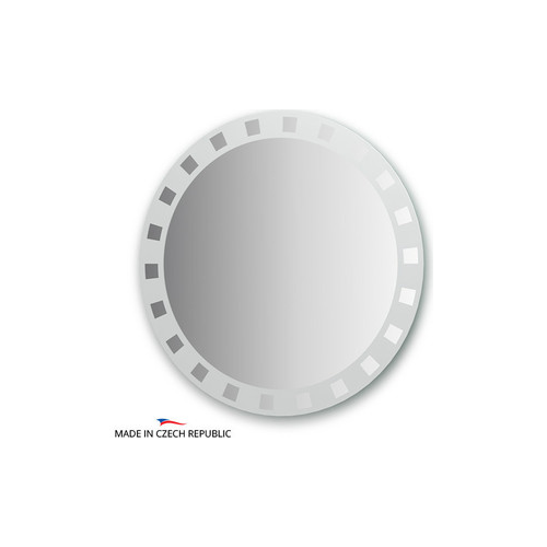 Зеркало FBS Artistica D80 см, с орнаментом - квадро (CZ 0740)