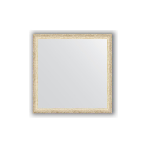 Зеркало в багетной раме Evoform Definite 60x60 см, состаренное серебро 37 мм (BY 0610)