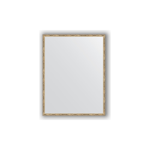 Зеркало в багетной раме поворотное Evoform Definite 67x87 см, серебряный бамбук 24 мм (BY 0677)