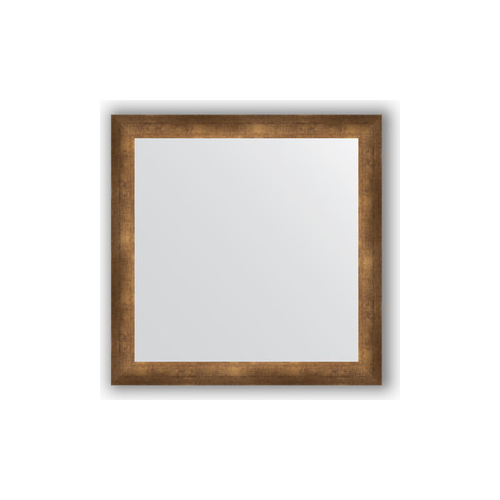 Зеркало в багетной раме Evoform Definite 76x76 см, состаренная бронза 66 мм (BY 1030)
