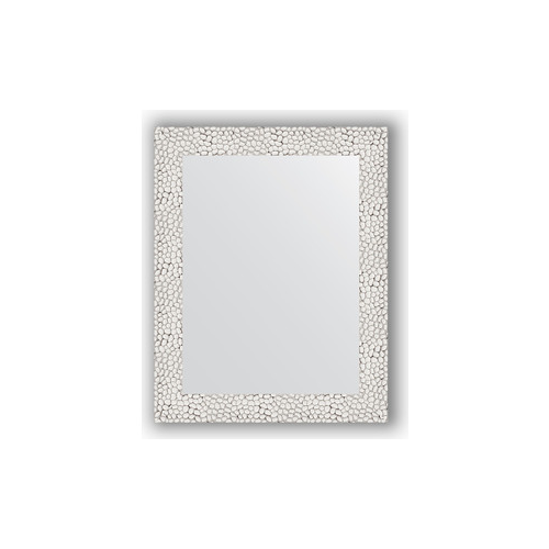 Зеркало в багетной раме Evoform Definite 38x48 см, чеканка белая 46 мм (BY 3002)