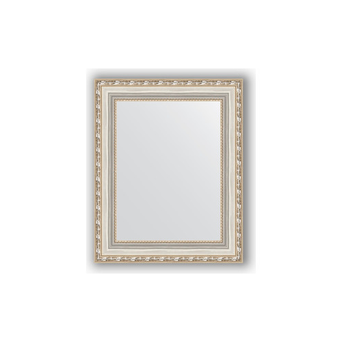 Зеркало в багетной раме Evoform Definite 42x52 см, версаль серебро 64 мм (BY 3014)