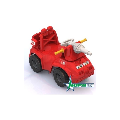 Машина-каталка Нордпласт Пожарная машина (431014)