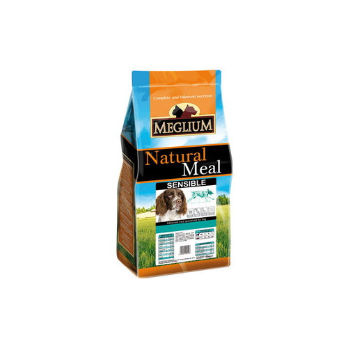 Сухой корм MEGLIUM Natural Meal Dog Adult Sensible Lamb & Rice с ягненком и рисом для взрослых собак с чувствительным пищеварением 3кг (MS1903)