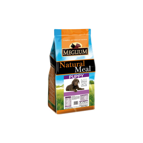 Сухой корм MEGLIUM Natural Meal Dog Puppy для щенков 15кг (MS1715)
