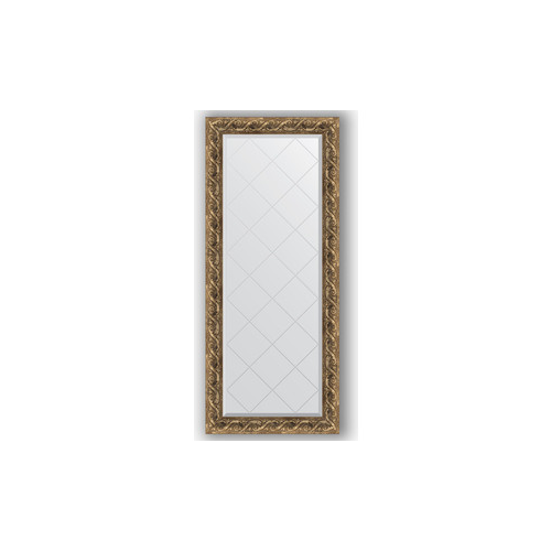 Зеркало с гравировкой поворотное Evoform Exclusive-G 66x155 см, в багетной раме - фреска 84 мм (BY 4141)