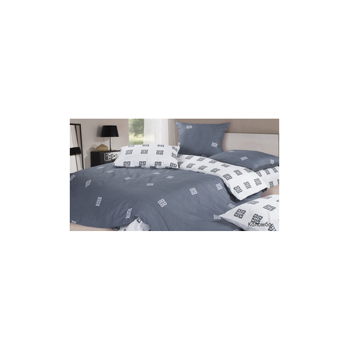 Комплект постельного белья Ecotex Евро, сатин, Коломбо (4680017863346)