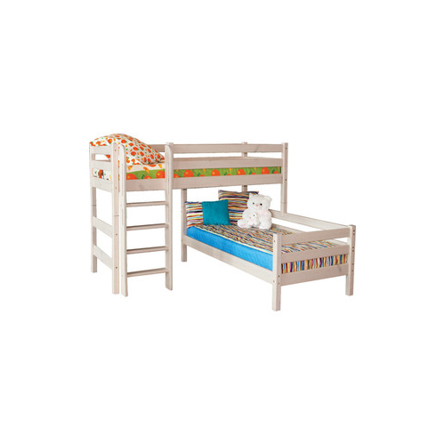 Детская угловая кровать Мебельград Соня с прямой лестницей вариант 7