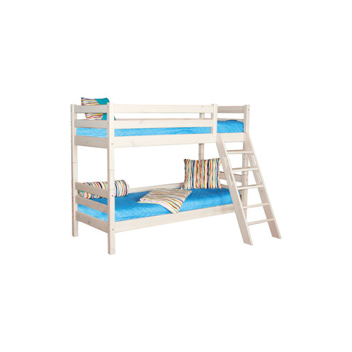 Детская двухъярусная кровать Мебельград Соня с наклонной лестницей вариант 10