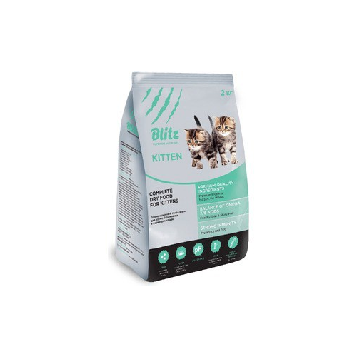 Сухой корм Blitz Petfood Superior Nutrition Kitten с индейкой для котят, беременных и кормящих кошек 2кг