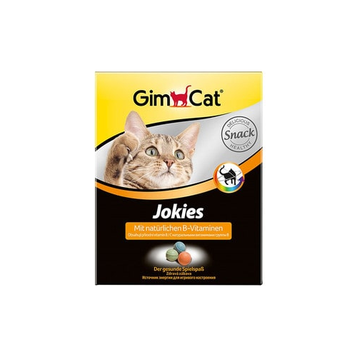 Витамины Gimborn Gimcat Jokies with Natural B-Vitamins шарики с натуральными витаминами группы B для кошек 400таб (408767)