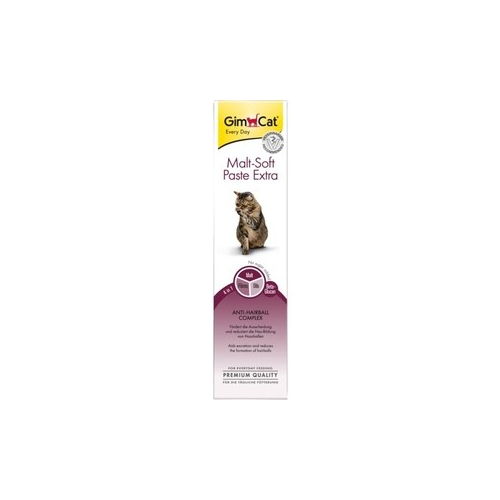 Витамины Gimborn Gimcat Malt-Soft Paste Extra Anti-Hairball Extra Fibre паста для вывода шерсти из желудка для кошек 200г (417127-407029)