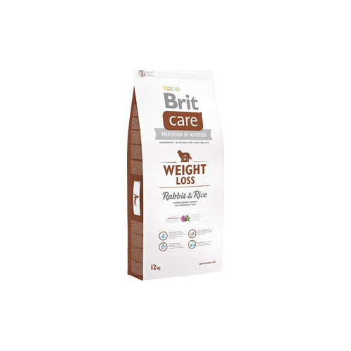Сухой корм Brit Care Weight Loss Rabbit & Rice гипоаллергенный с кроликом и рисом для собак с избыточным весом 12кг (132736)