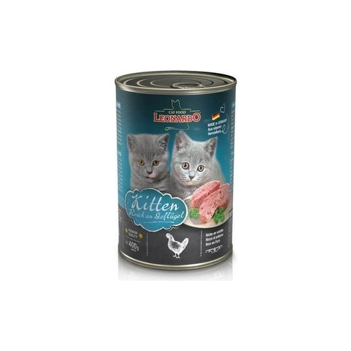 Консервы Leonardo Quality Selection Kitten Rich In Poultry с птицей для котят 400г (756249)