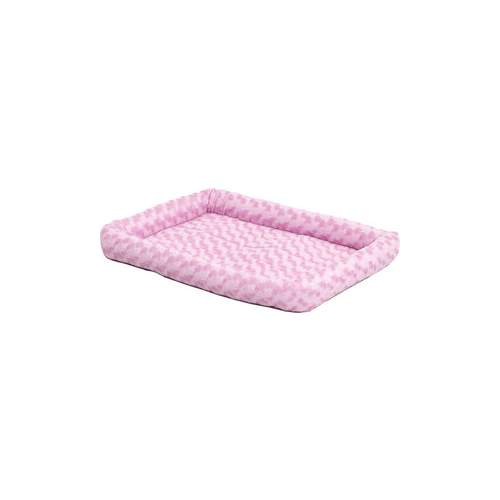 Лежанка Midwest Quiet Time Fashion Pet Bed - Pink 24'' плюшевая 61х46 см розовая для кошек и собак