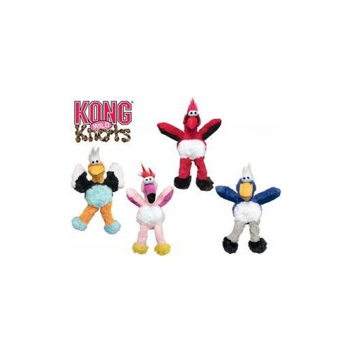Игрушка KONG WildKnots Birds Small/Medium Dog ''Дикие птицы'' 17см с канатом внутри плюш для собак мелких и средних пород