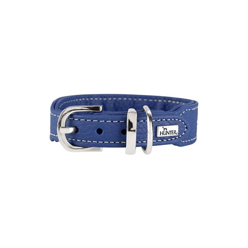 Ошейник Hunter Collar Cannes Mini 32 (23-27,5см) натуральная кожа синий для собак