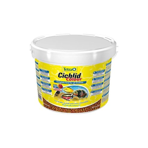 Корм Tetra Cichlid Colour Complete Food for All Cichlids улучшение окраса для всех видов цихлид 10л