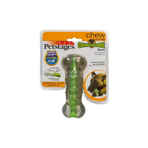 Игрушка Petstages Crunchcore Bone хрустящая косточка резиновая 12см для собак
