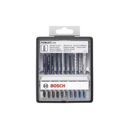 Набор пилок для лобзика Bosch 10шт Robust Line Top Expert (2.607.010.574)