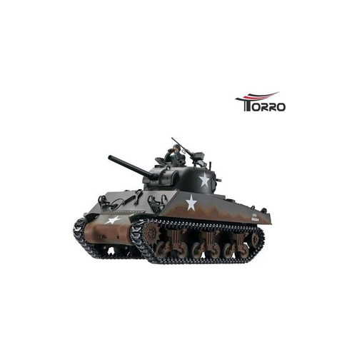 Радиоуправляемый танк Torro Sherman M4A3 RTR масштаб 1:16 2.4G