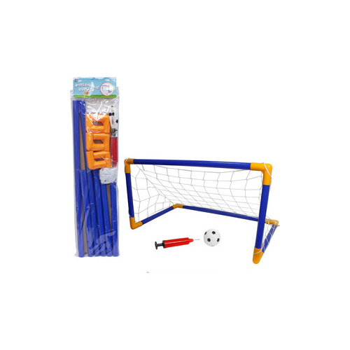 Игровой набор 1Toy Футбольные ворота 107х78х71см, мяч, насос, коробка (Т59935)