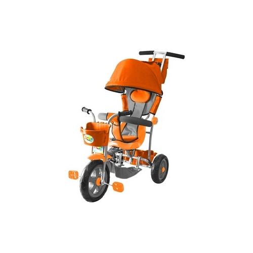 Велосипед трехколесный GALAXY Л001 Лучик с капюшоном оранжевый