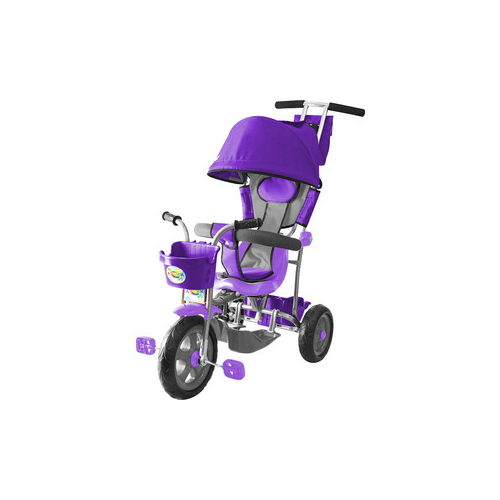 Велосипед трехколесный GALAXY Л001 Лучик с капюшоном фиолетовый