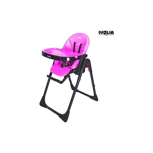 Стульчик для кормления Ivolia HOPE 01 2 колеса pink