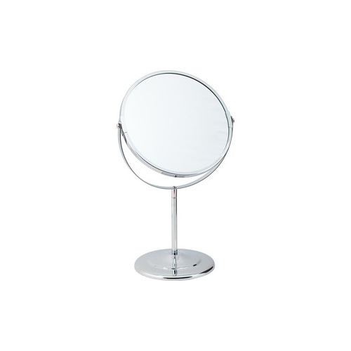 Зеркало косметическое Swensa 20 см, настольное, хром (L01-8)