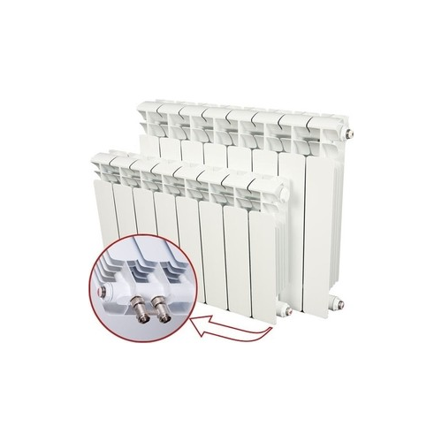 Радиатор отопления RIFAR BASE VENTIL 500 12 секций биметаллический нижнее правое подключение (R50012 НПП)