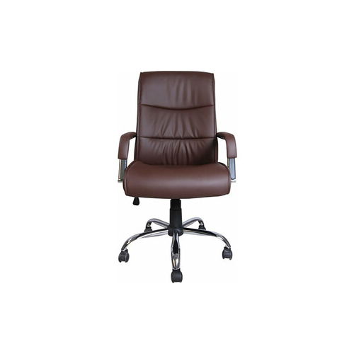 Кресло офисное Brabix Space EX-508 экокожа хром коричневое 531164