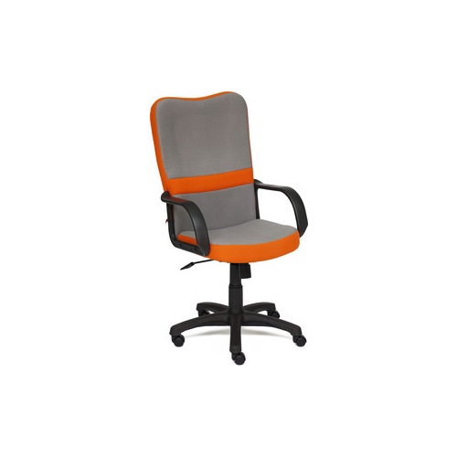 Кресло TetChair СН757 ткань серый/оранжевый С27/С23