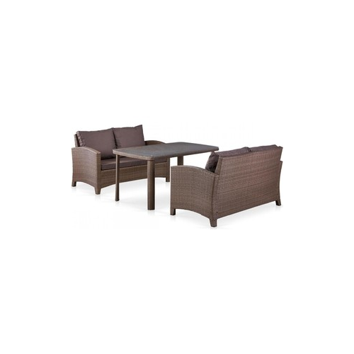 Комплект плетеной мебели из искусственного ротанга Afina garden T51A/S58A-W773 brown