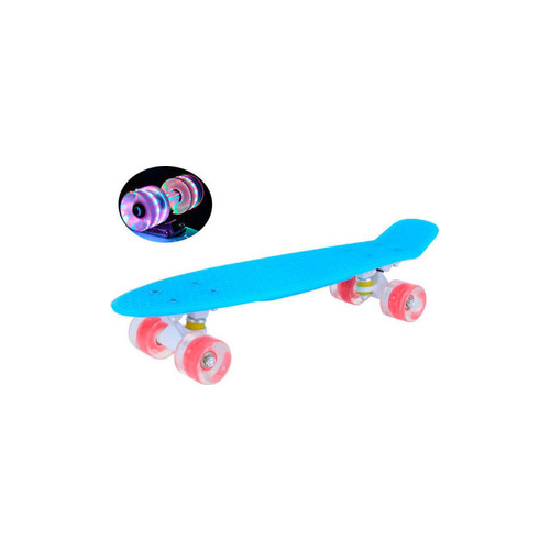 Скейтборд MaxCity MC Plastic Board GLOSS small blue