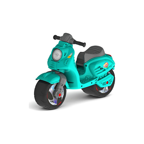 Каталка-мотоцикл RT ОР502 беговел СКУТЕР цвет аква