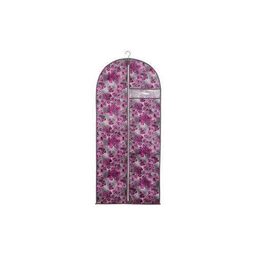 Чехол для одежды Handy Home ''Роза'', Д1350 Ш600, розово-серый