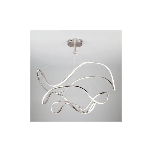 Подвесной светодиодный светильник Eurosvet 90109/3 сатин-никель