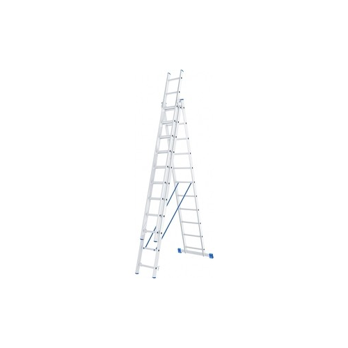 Лестница трехсекционная СибрТех 11 ступеней (97821)