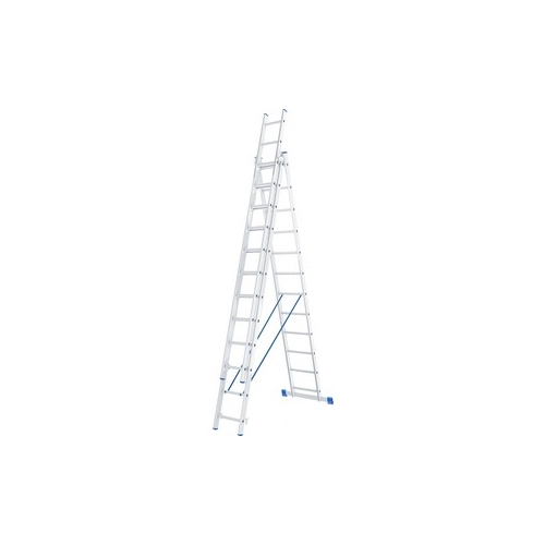 Лестница трехсекционная СибрТех 12 ступеней (97822)