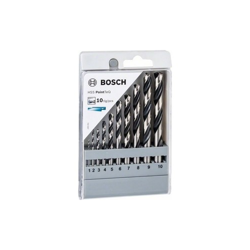 Набор сверл по металлу Bosch HSS PointTeQ 10шт D1-10 (2.608.577.348)