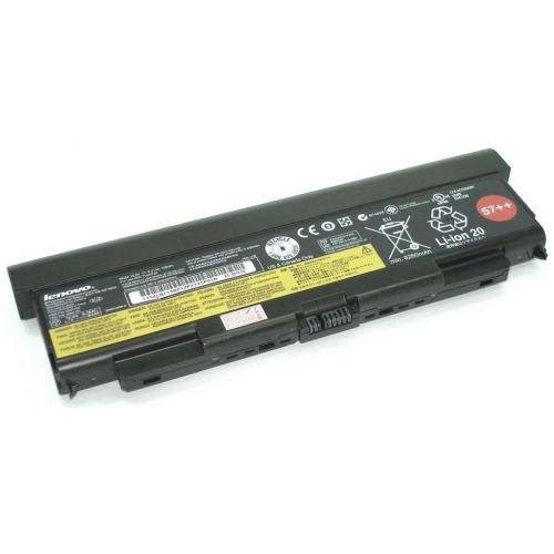 Аккумуляторная батарея для ноутбука Lenovo T440p (10.8V 100Wh) PN: 45N1160 57++, черная