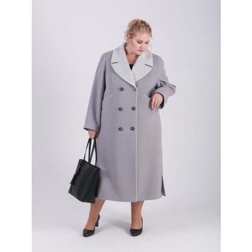 Женское пальто Trevery/Тревери 80405-1p_62_серый